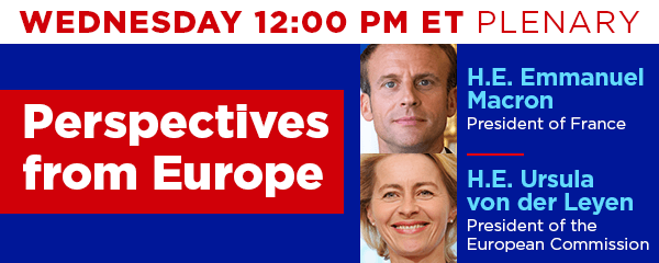 Wednesday 12:00 PM ET Plenary - Perspectives from Europe